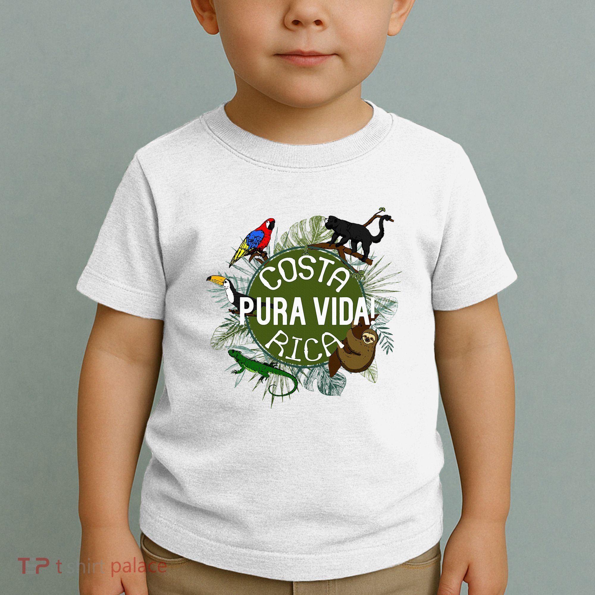 Pura Vida Costa Rica ! Party Animals! Toddler T-Shirt