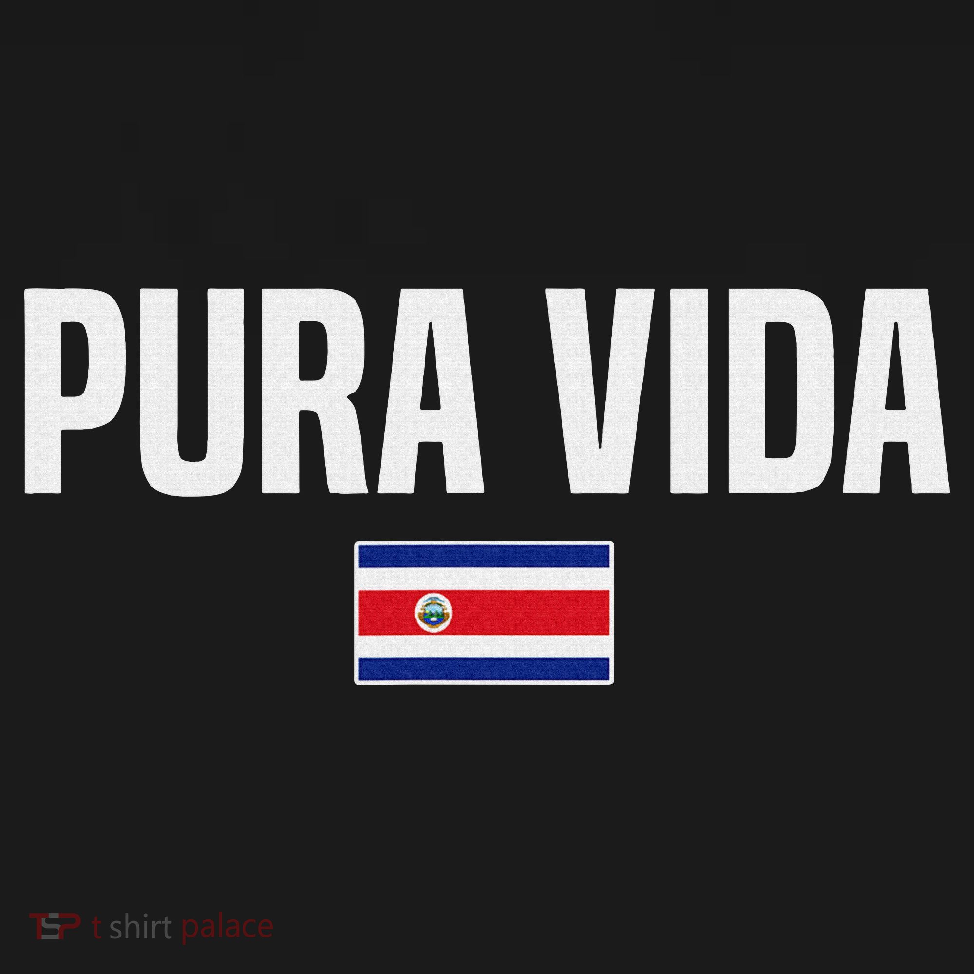 Pura Vida Costa Rican Slang Costa Rica Flag Apron
