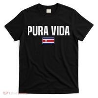 Pura Vida Costa Rican Slang Costa Rica Flag T-Shirt thumb 0