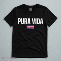 Pura Vida Costa Rican Slang Costa Rica Flag T-Shirt thumb 5