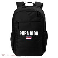 Pura Vida Costa Rican Slang Costa Rica Flag Backpack thumb 0