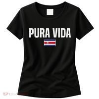 Pura Vida Costa Rican Slang Costa Rica Flag Women's T-Shirt thumb 0