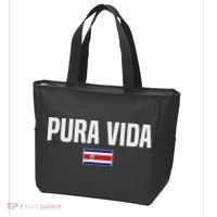 Pura Vida Costa Rican Slang Costa Rica Flag Tote Bag thumb 3