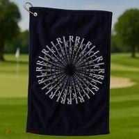 Paradiddle Variations Drummer Golf Towel thumb 1