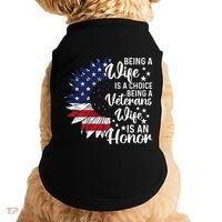 Patriotic Veterans Day Being A Veterans Wife Is An Honor Doggie Tank thumb 0