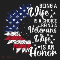 Patriotic Veterans Day Being A Veterans Wife Is An Honor Hat thumb 2