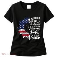Patriotic Veterans Day Being A Veterans Wife Is An Honor Women's T-Shirt thumb 0