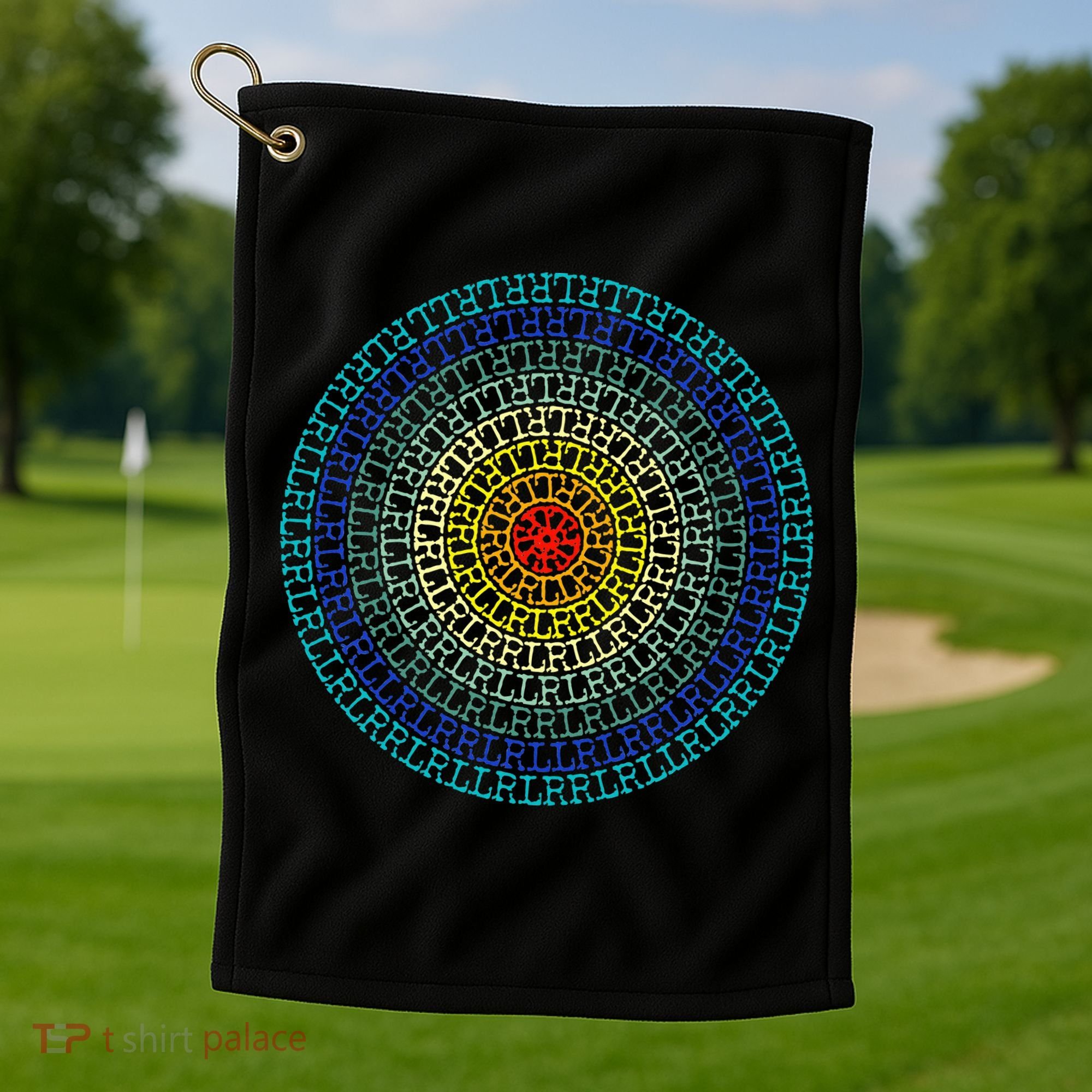 Paradiddle Variations Drummer Golf Towel