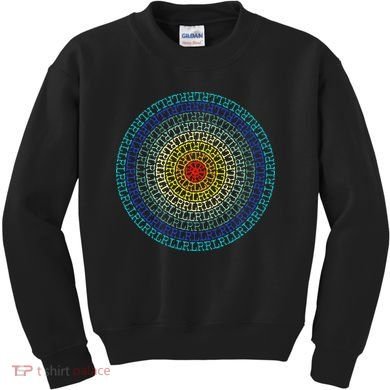 Paradiddle Variations Drummer Kids Sweatshirt