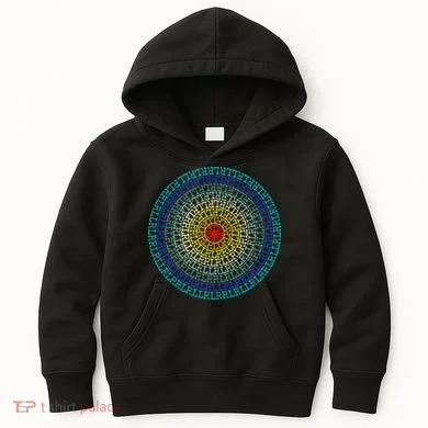 Paradiddle Variations Drummer Kids Hoodie