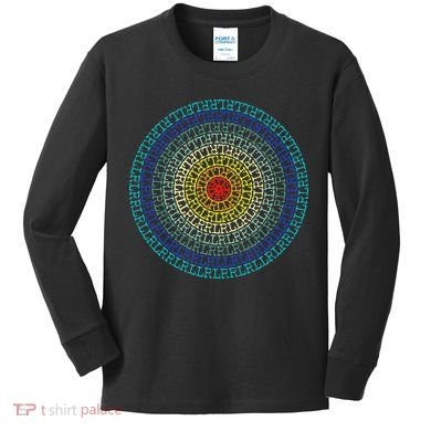 Paradiddle Variations Drummer Kids Long Sleeve Shirt