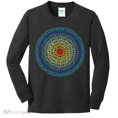Paradiddle Variations Drummer Kids Long Sleeve Shirt