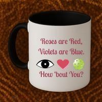 Pickleball Valentines Day, Fun Pickleball, Pickleball Heart Coffee Mug thumb 2