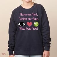Pickleball Valentines Day, Fun Pickleball, Pickleball Heart Women's Sweatshirt thumb 0