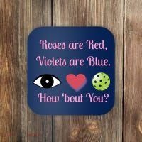 Pickleball Valentines Day, Fun Pickleball, Pickleball Heart Coaster thumb 0