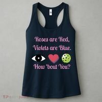 Pickleball Valentines Day, Fun Pickleball, Pickleball Heart Women's Tank Top thumb 3