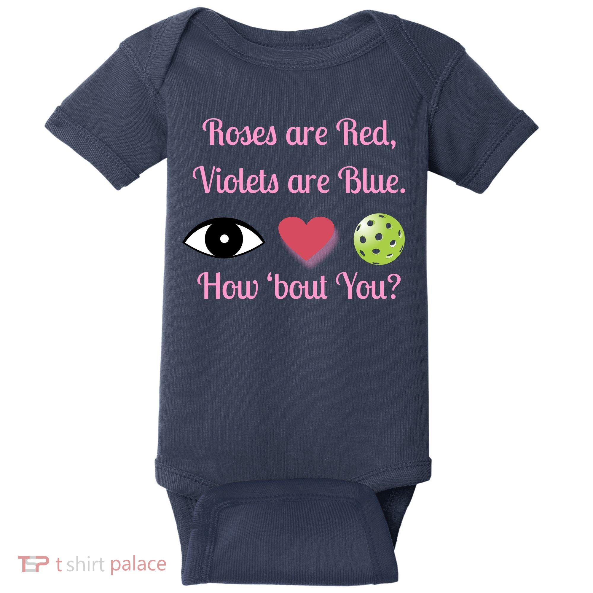Pickleball Valentines Day, Fun Pickleball, Pickleball Heart Baby Bodysuit