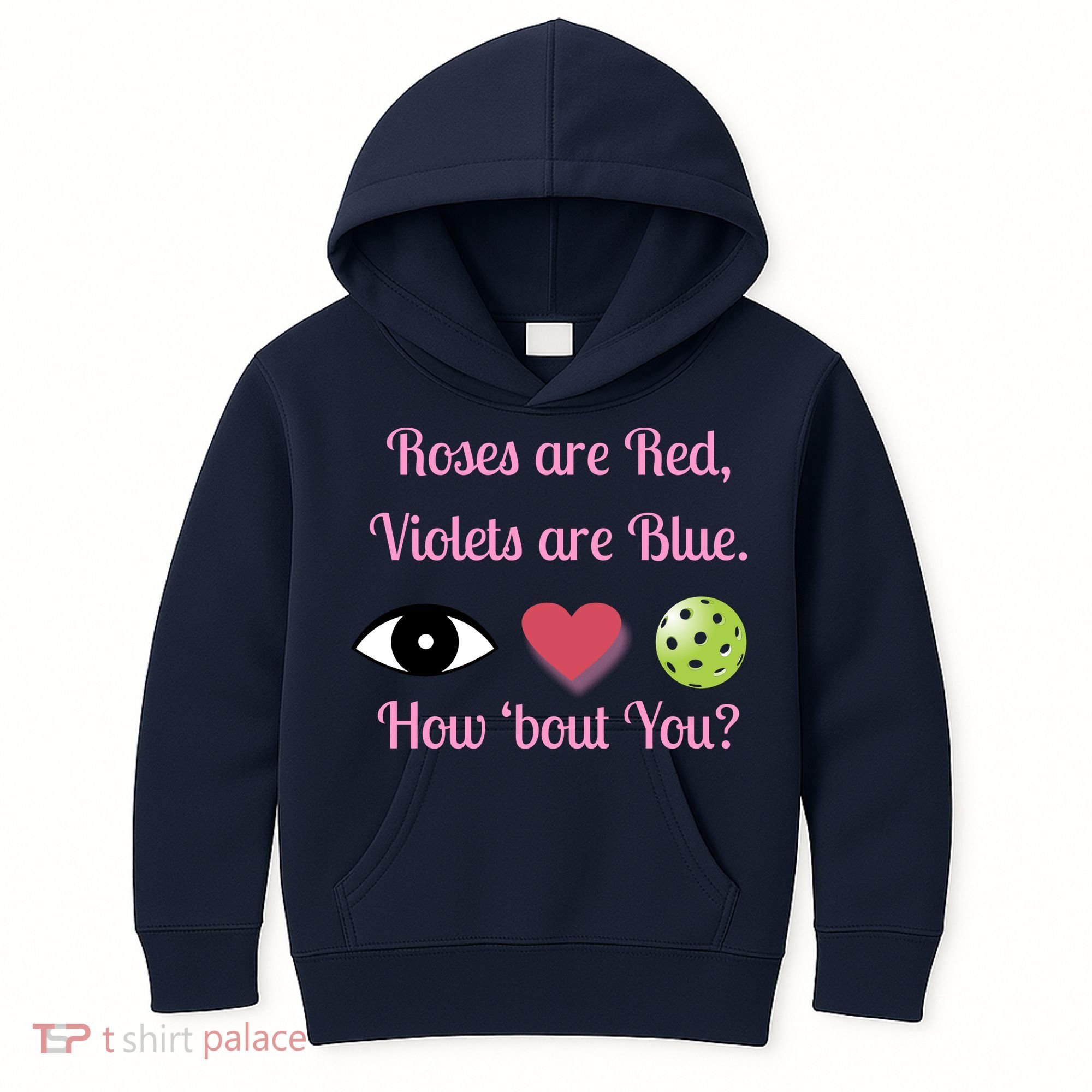 Pickleball Valentines Day, Fun Pickleball, Pickleball Heart Kids Hoodie