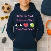 Pickleball Valentines Day, Fun Pickleball, Pickleball Heart Kids Hoodie thumb 2