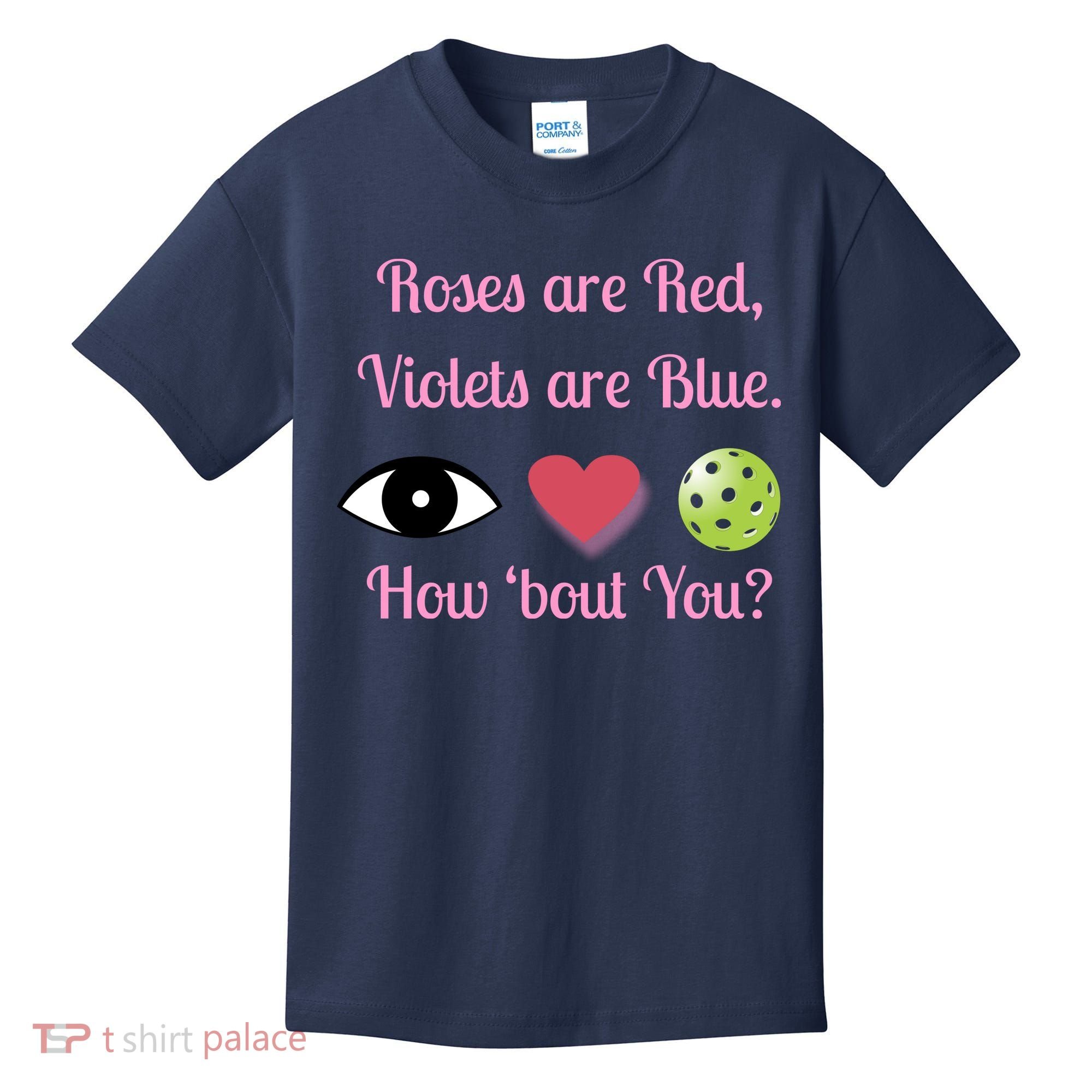 Pickleball Valentines Day, Fun Pickleball, Pickleball Heart Kids T-Shirt