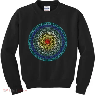 Paradiddle Variations Drummer Kids Sweatshirt