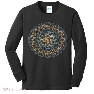 Paradiddle Variations Drummer Kids Long Sleeve Shirt