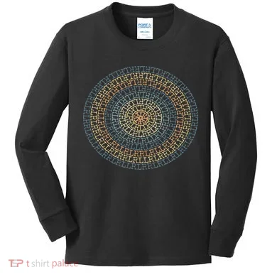 Paradiddle Variations Drummer Kids Long Sleeve Shirt