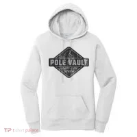 Pole Vault Distressed Vintage Look Pole Vaulting Women's Hoodie thumb 0