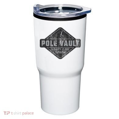 Pole Vault Distressed Vintage Look Pole Vaulting Tumbler
