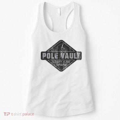 Pole Vault Distressed Vintage Look Pole Vaulting Women's Tank Top