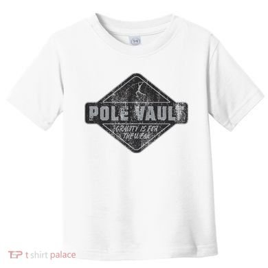 Pole Vault Distressed Vintage Look Pole Vaulting Toddler T-Shirt