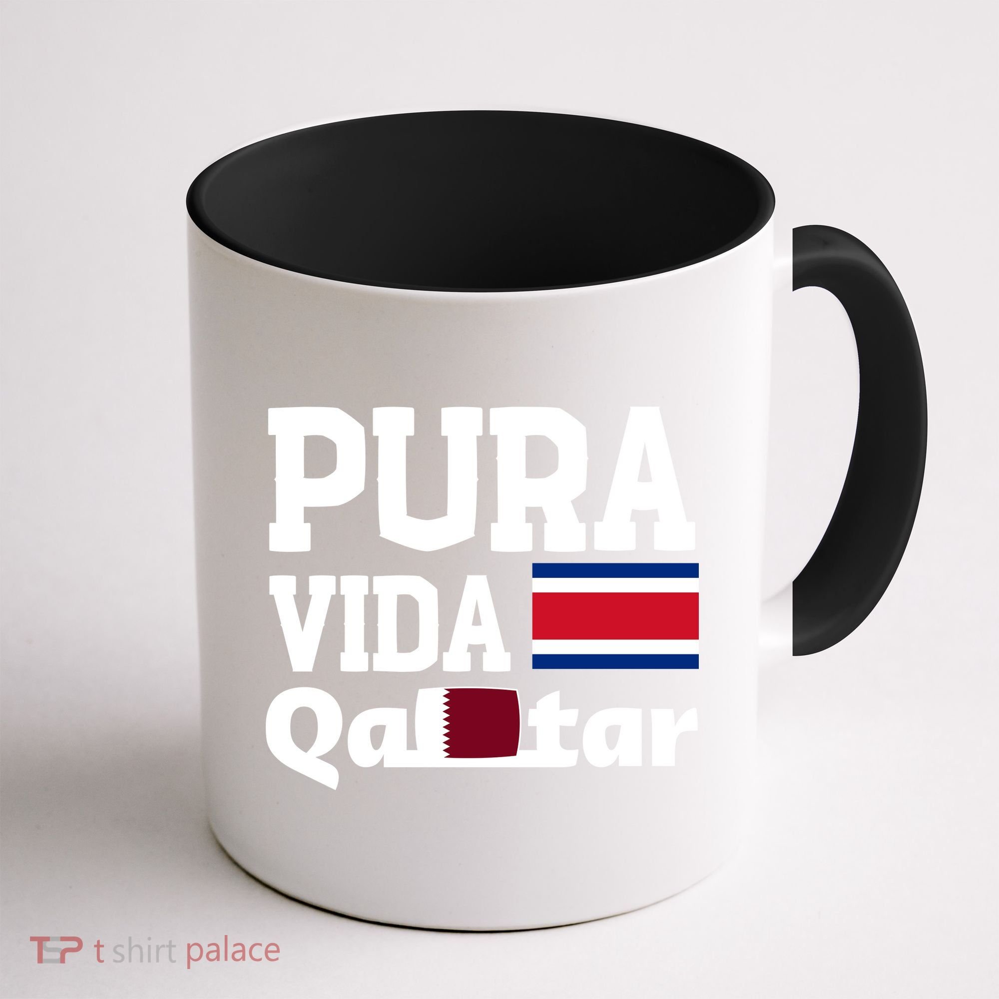 Pura Vida En Qatar 22 Costa Rica Coffee Mug