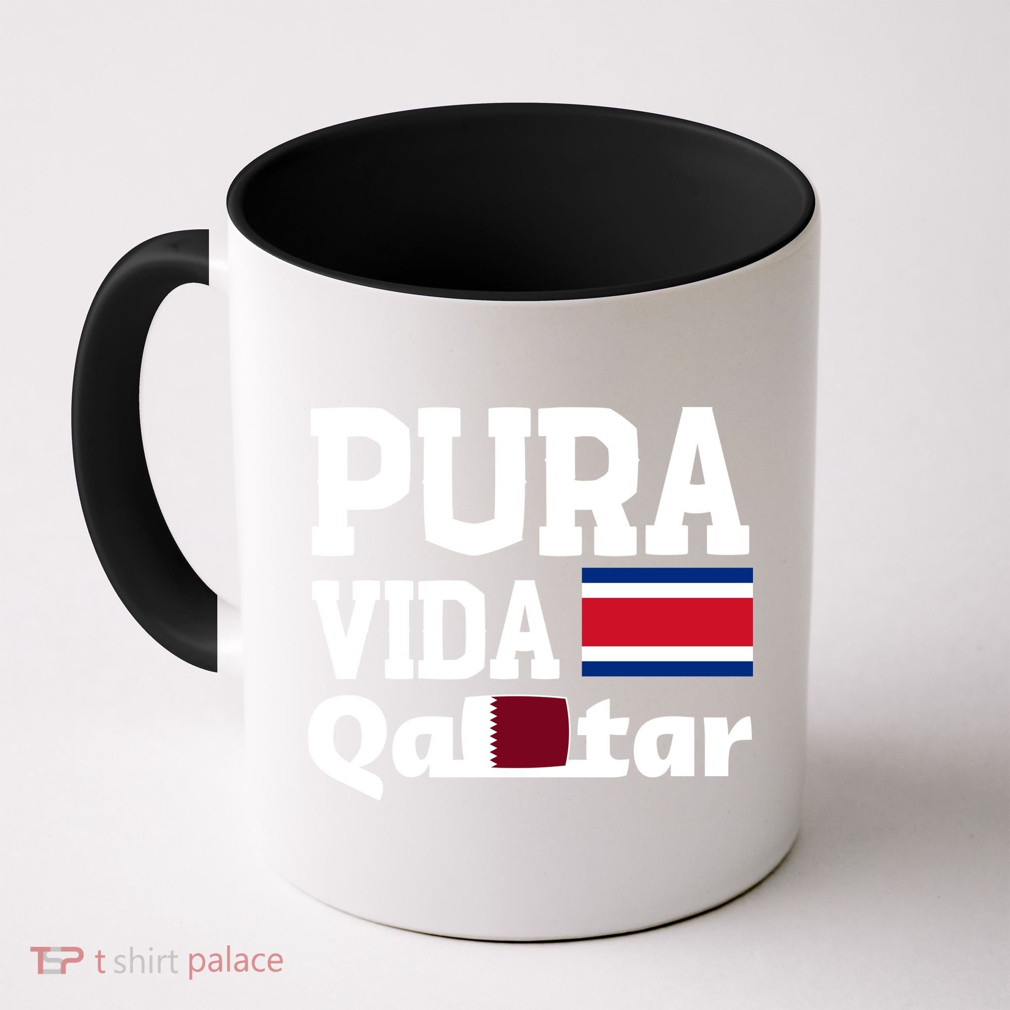 Pura Vida En Qatar 22 Costa Rica Coffee Mug
