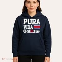 Pura Vida En Qatar 22 Costa Rica Hoodie thumb 5