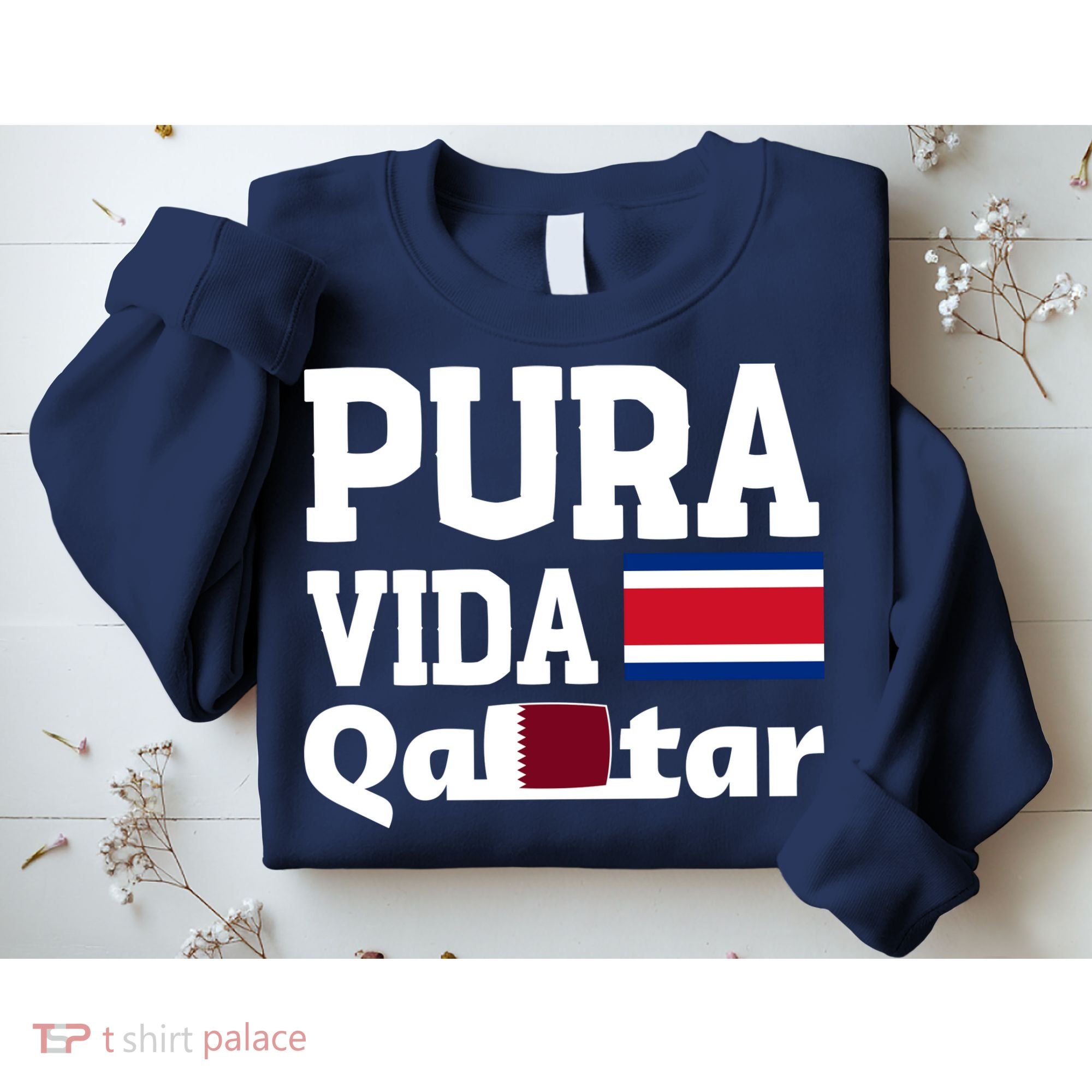 Pura Vida En Qatar 22 Costa Rica Sweatshirt