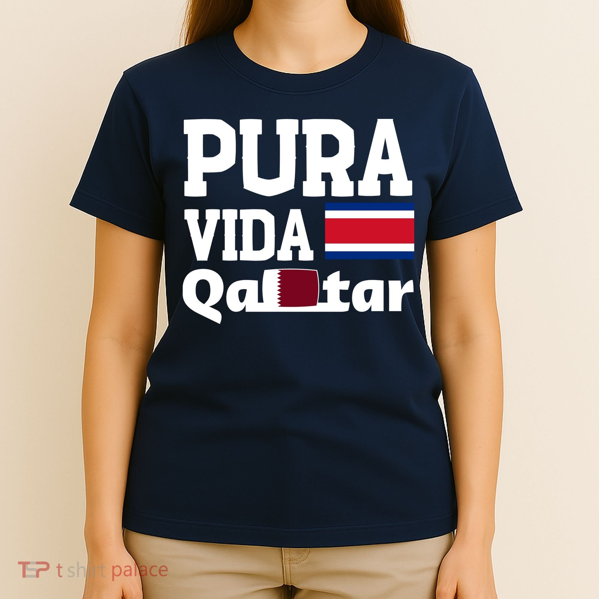 Pura Vida En Qatar 22 Costa Rica T-Shirt