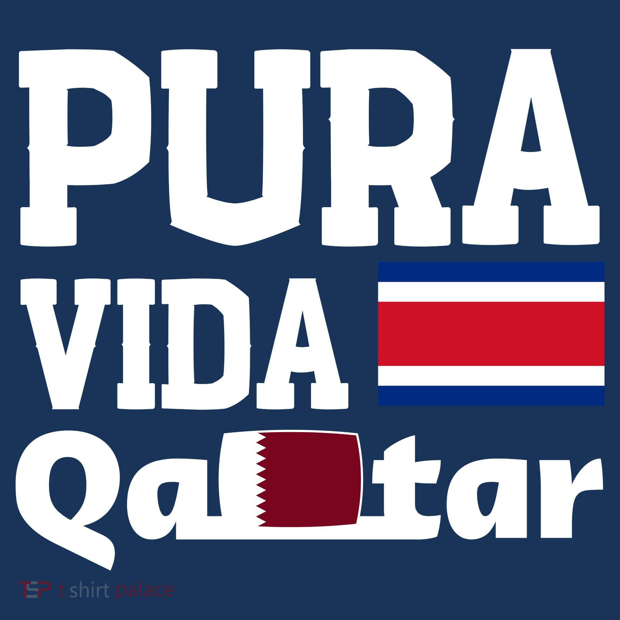 Pura Vida En Qatar 22 Costa Rica T-Shirt