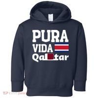 Pura Vida En Qatar 22 Costa Rica Toddler Hoodie thumb 0