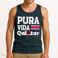 Pura Vida En Qatar 22 Costa Rica Tank Top thumb 3