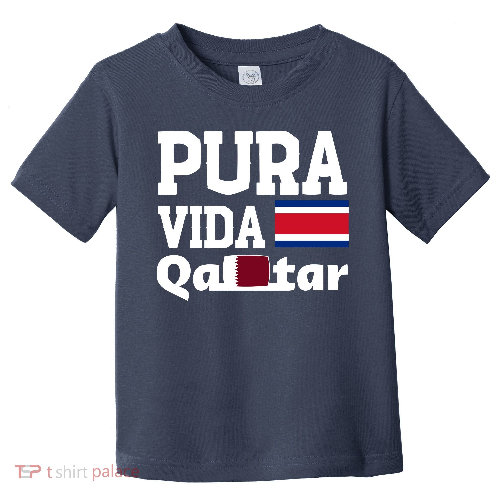 Pura Vida En Qatar 22 Costa Rica Toddler T-Shirt