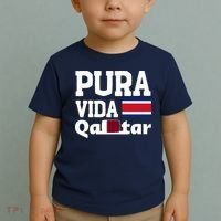 Pura Vida En Qatar 22 Costa Rica Toddler T-Shirt thumb 2