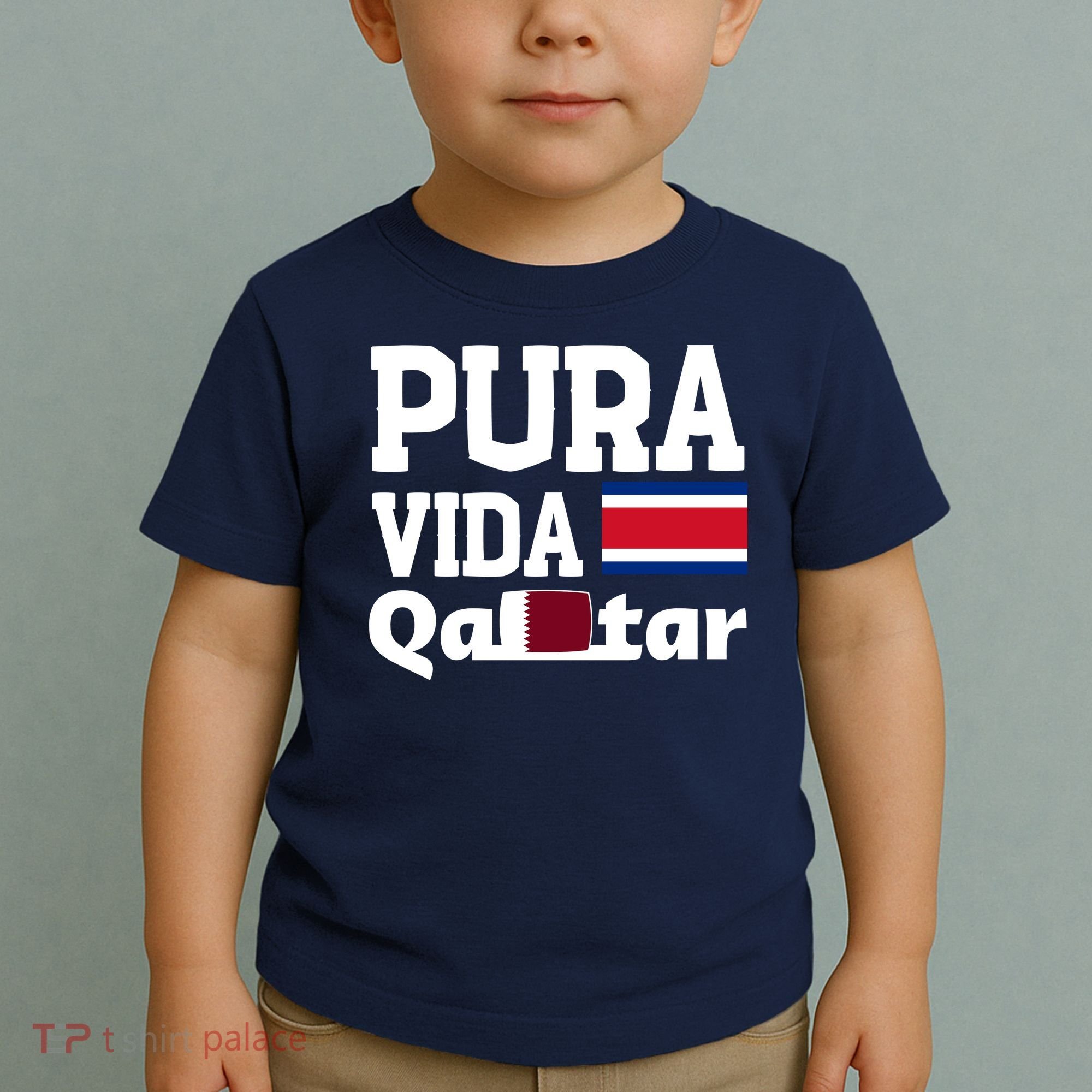 Pura Vida En Qatar 22 Costa Rica Toddler T-Shirt