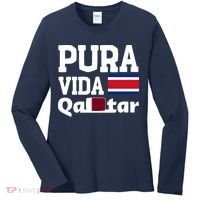 Pura Vida En Qatar 22 Costa Rica Women's Long Sleeve Shirt thumb 0