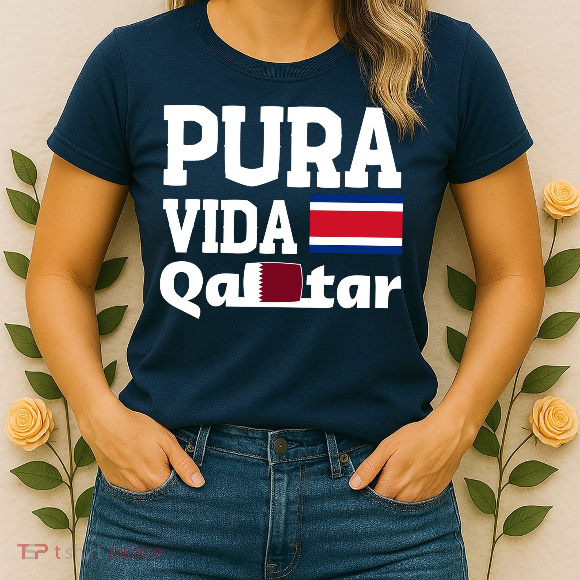 Pura Vida En Qatar 22 Costa Rica Women's T-Shirt