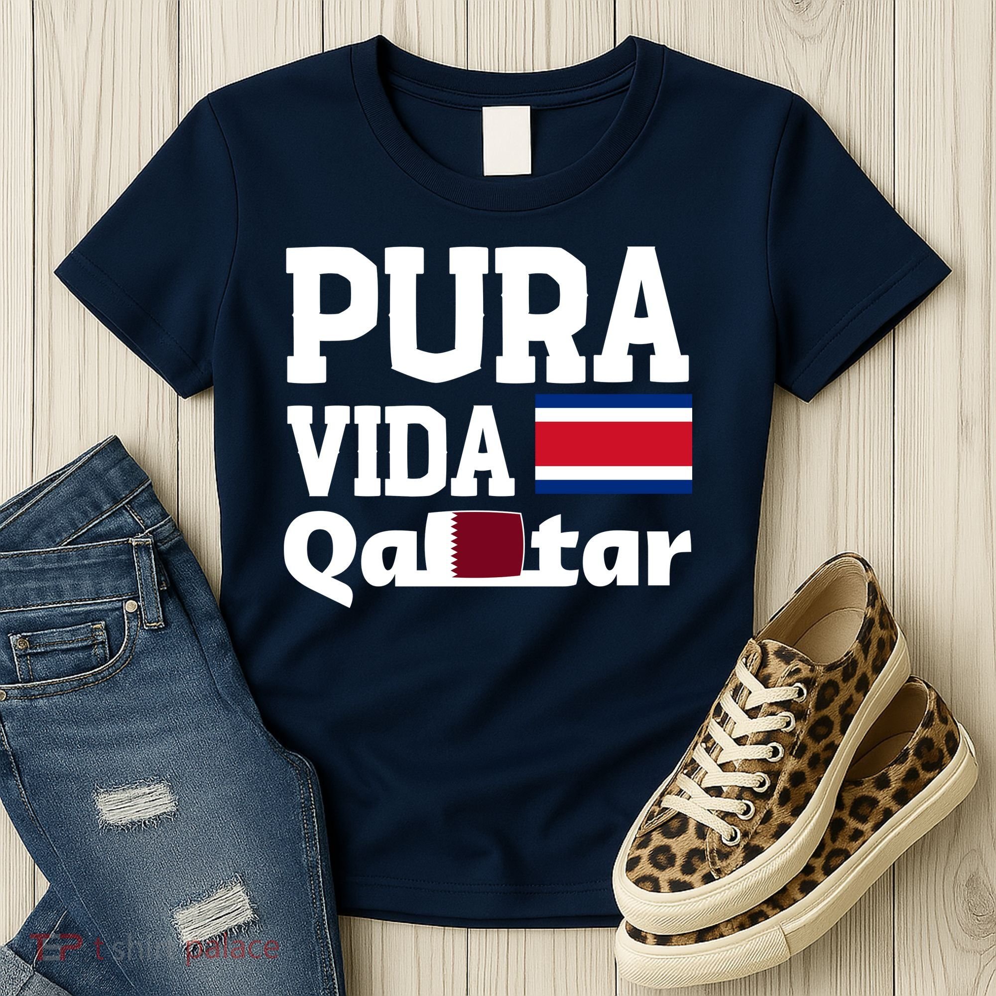 Pura Vida En Qatar 22 Costa Rica Women's T-Shirt
