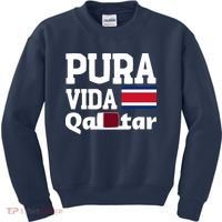 Pura Vida En Qatar 22 Costa Rica Kids Sweatshirt thumb 0