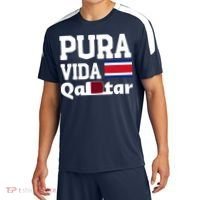 Pura Vida En Qatar 22 Costa Rica Sport-Tek Competitor United Soccer Jersey thumb 0