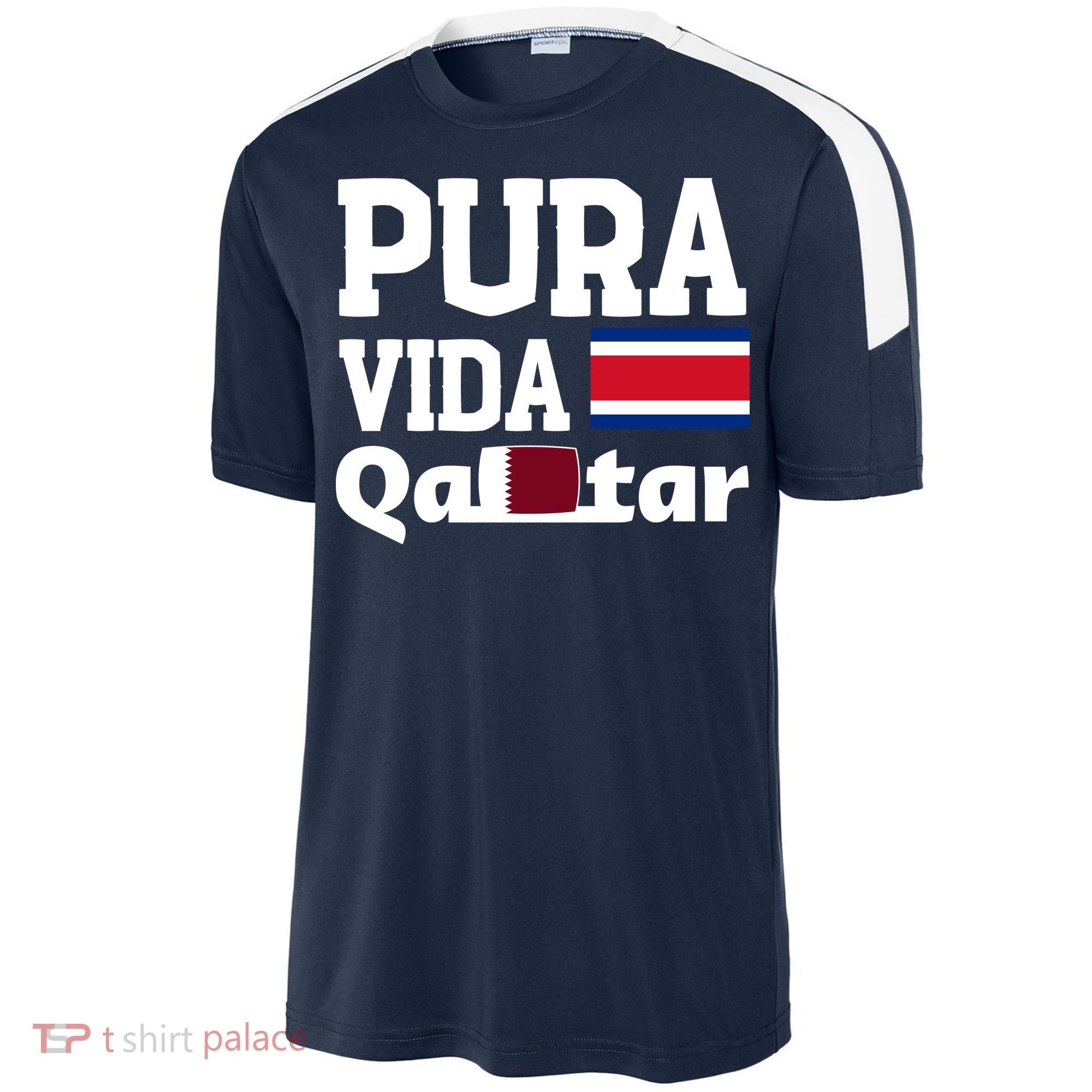 Pura Vida En Qatar 22 Costa Rica Sport-Tek Competitor United Soccer Jersey