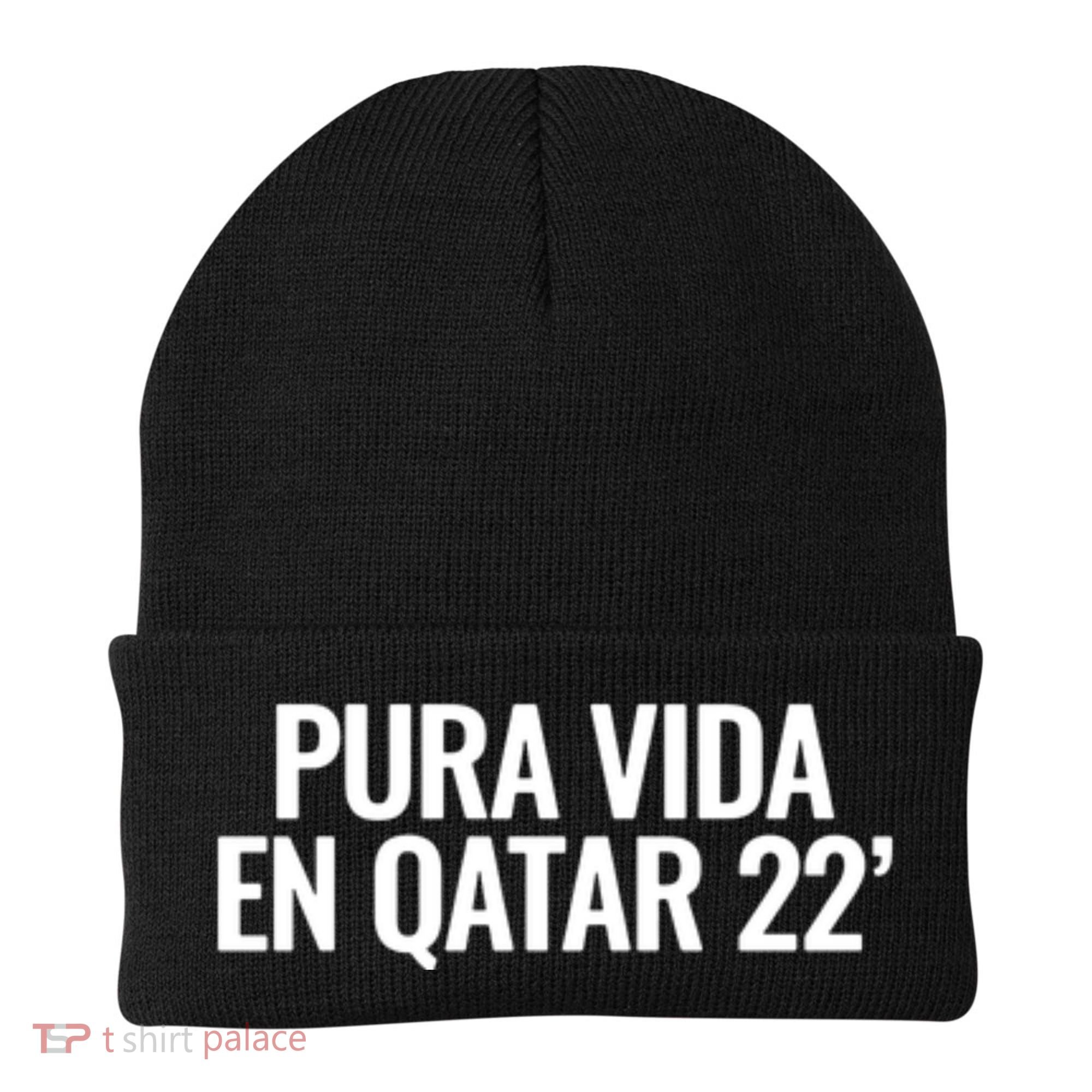 Pura Vida En Qatar 22 Costa Rica Beanie