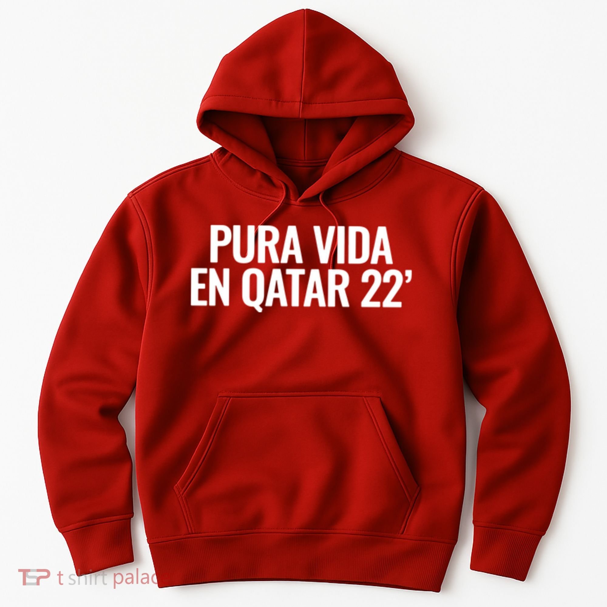 Pura Vida En Qatar 22 Costa Rica Hoodie